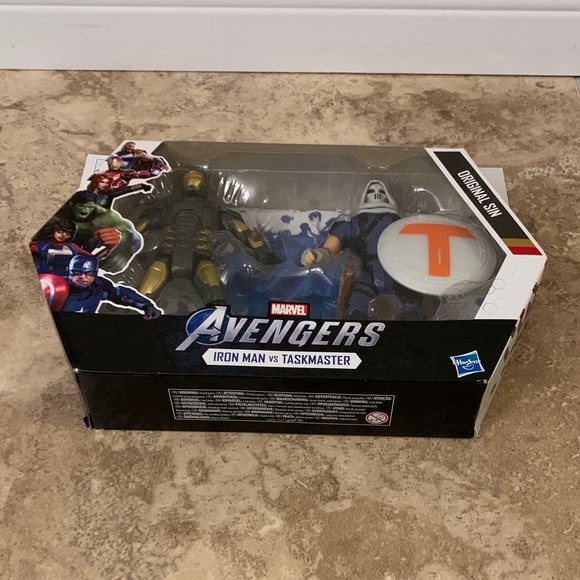 Marvel Gamerverse Avengers Iron Man and Taskmaster Figures NEW Original Sun - Picture 4 of 12
